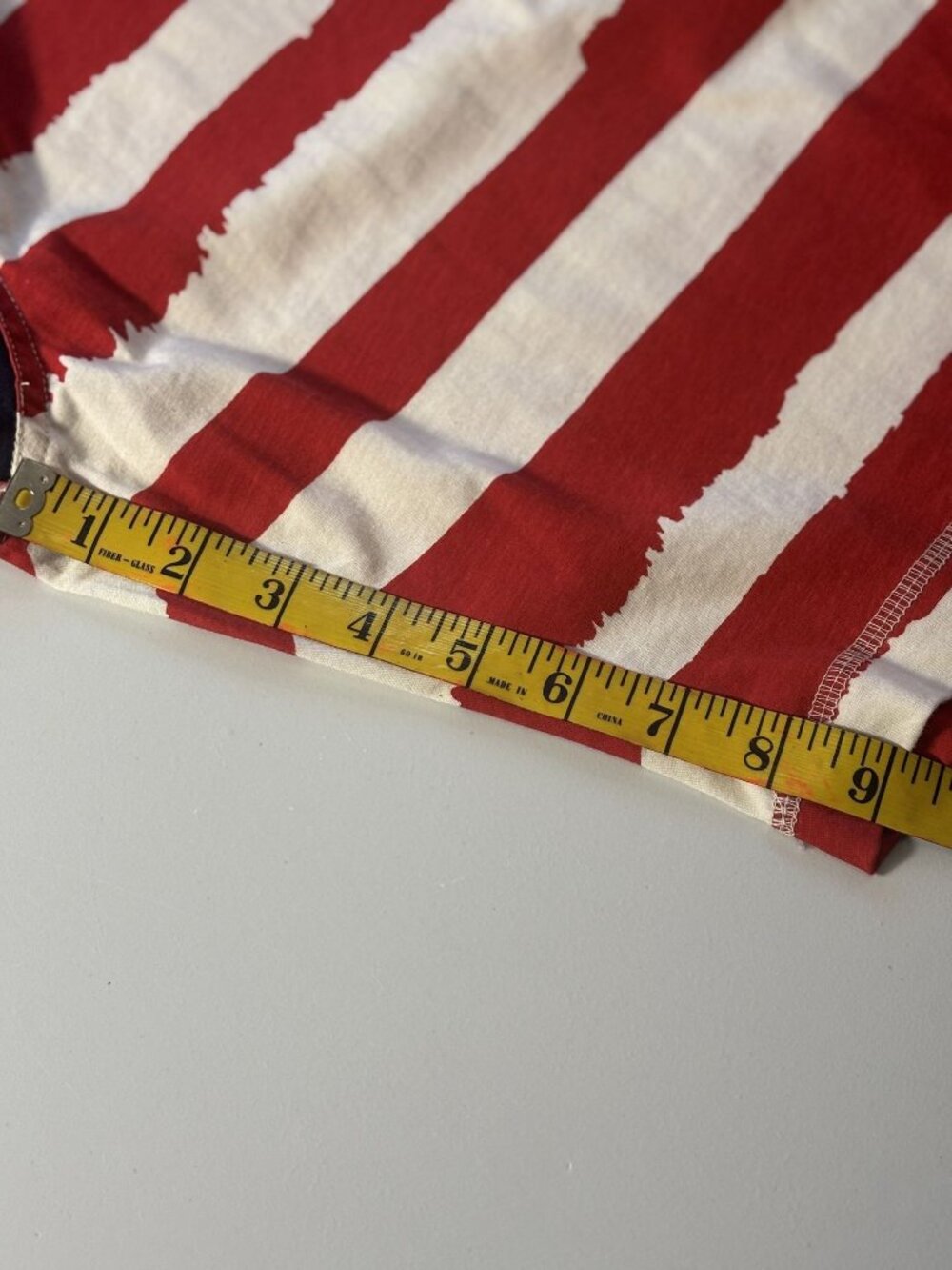 American Flag Lounge Shorts Stars & Stripes Lazy One Cotton Blend Drawstring M - Picture 6 of 9